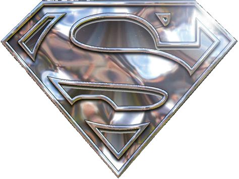 Superman Logo Steel John Henry Irons Batman Superhero Metallic