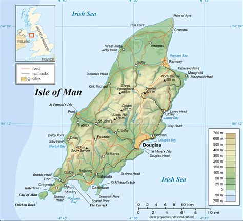 3d mountain circuit north map. Maps of Isle of Man | Map Library | Maps of the World