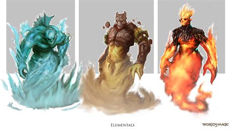 Pin By Jack Howard On Elementals And Golems Fantasy Creatures