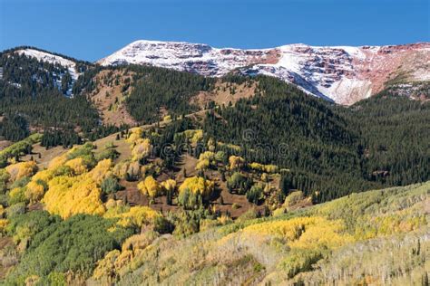 Elk Mountains Range Within The White River National Forest Colorado