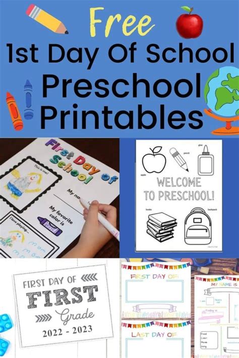 19 Free First Day Of Preschool Printables Simply Full Of Delight 2024