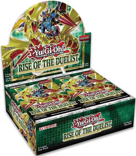 Yugioh Trading Card Game Rise Of The Duelist Booster Box 24 Packs