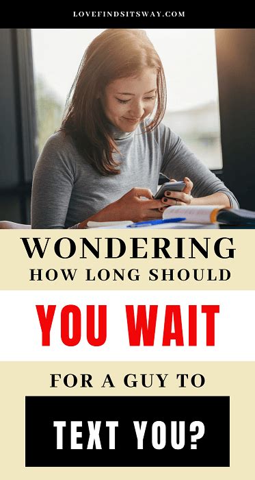 Wondering How Long Should You Wait For A Guy To Text You