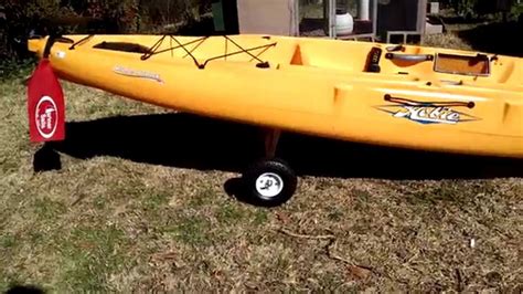 Hobie Kayak Cart Diy Homemade Youtube