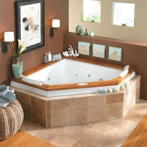 But if you're only going to use it a few times a month, you may want to go with a less. Corner whirlpool tub - the perfect solution for small ...
