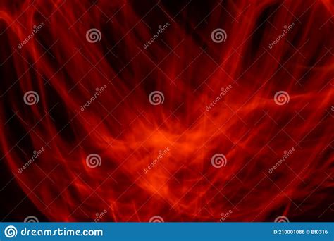 Red Luminous Lines On A Black Background Stock Photo Image Of