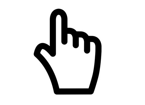 Filepointing Hand Cursor Vectorsvg Wikimedia Commons