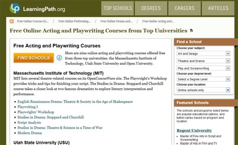 This list of the best online acting classes and courses available in 2020 was comprehensively and thoroughly researched and sorted from the best mooc platforms to give you an ultimate unique list. The Best Free (or Cheap!) Online Acting Classes for ...