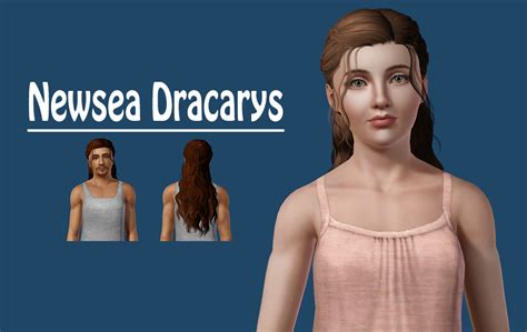 Newsea Dracarys Download Here Look Who Finally Icads Sims 3 Hair Retexture Archive