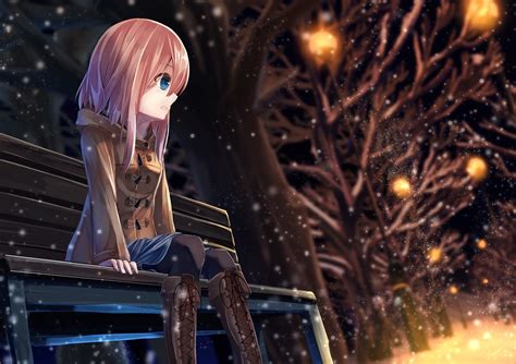 Anime Girl Alone Hd Anime 4k Wallpapers Images Backgrounds Photos And Pictures