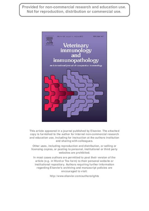 (PDF) Immunotherapy of mastitis 2013 Veterinary Immunology Immunopathology 153 209 216 | Siap ...