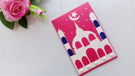 Diy Eid Card Handmade Eid Card Making Youtube
