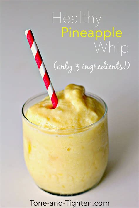 Make the dole whip with ease in your blender or food processor. Tone & Tighten: Healthy Pineapple Whips Recipe (only 3 ...
