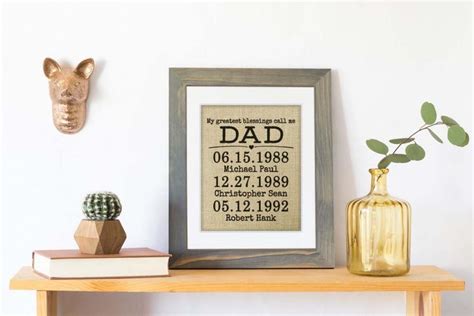 #12 personalized gift for a new father. Fathers Day Gift, Father's Day Gift Dad, Fathers Day From ...