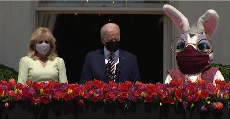 Conservatives Are Freaking Out Over Bidens Masked Easter Bunny