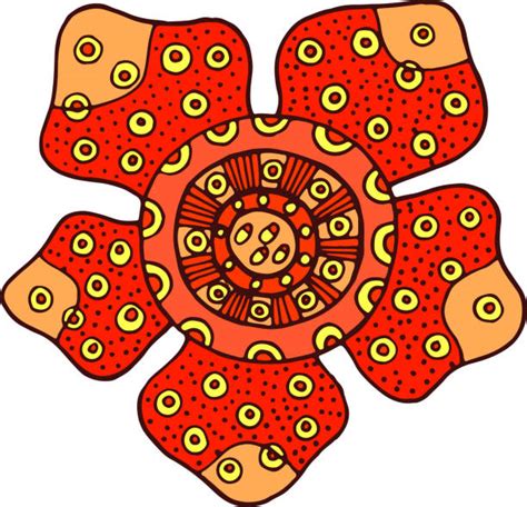 Seamless Pattern Hand Drawn Rafflesia Arnoldii Vector