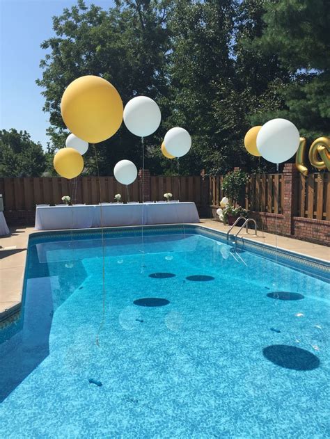 Fiestas Graduation Pool Parties Pool Party Decorations Pool Party