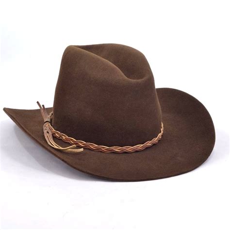 Dark Brown John B Stetson And Co 3x Beaver Cowboy Hat I Am Not An