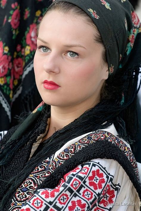 Portrait Of A Moldavian Girl By Ghinita Leontin Redbubble