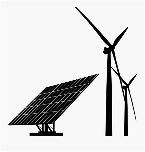 Wind And Solar Wind Turbine Free Transparent Clipart Clipartkey