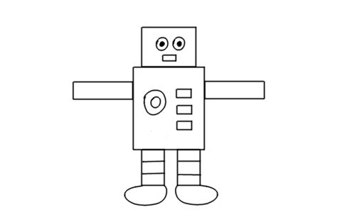 How To Draw A Robot Step By Step For Kids