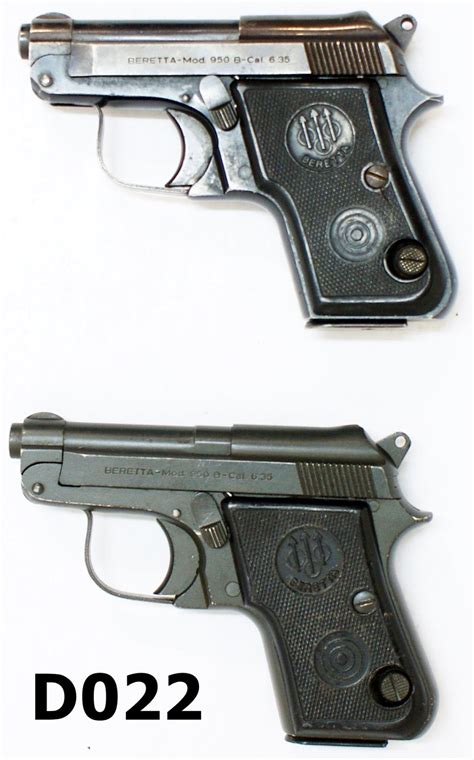 078a D022 635mm Beretta Mod 950 B Pistols X 2 Classic Arms