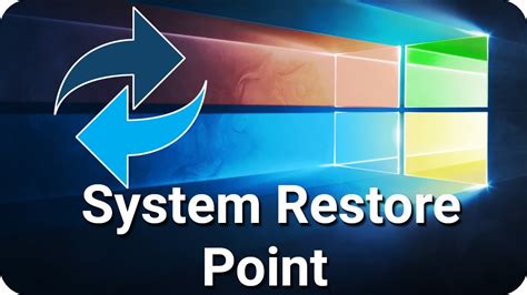 System Restore Point Windows 10 Create And Use