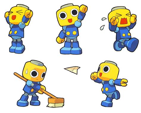 Servbots Characters And Art Mega Man Legends Mega Man Game