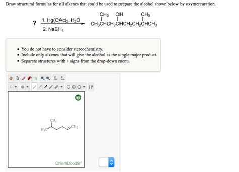 Solved Draw Structural Formulas For All Alkenes That Coul