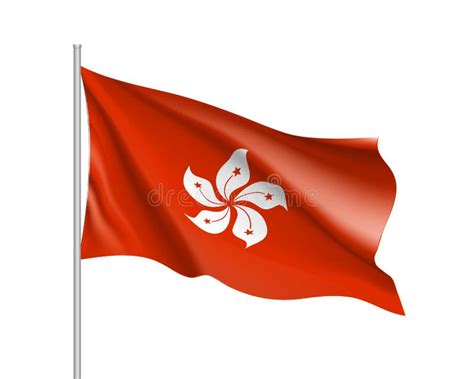 National Flag Of Hong Kong Stock Vector Illustration Of Graphical