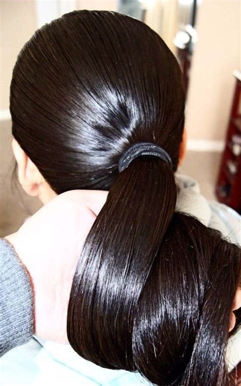 Amazing Thick Shiny Pony Long Hair Styles Long Ponytail Hairstyles