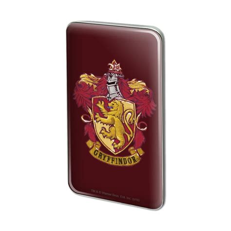 Harry Potter Gryffindor Painted Crest Metal Rectangle Lapel Hat Pin Tie