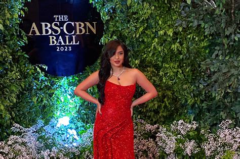 Andrea Brillantes Feels Nervous Walking On ABS CBN Ball 2023 Red Carpet