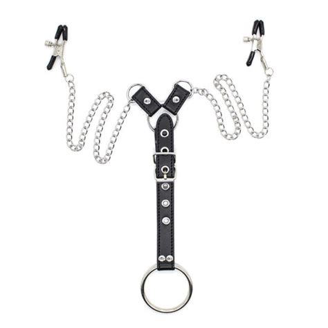 gay nipple clamps with chain and cock ring queer in the world the shop
