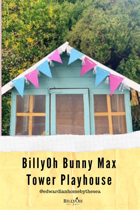 Billyoh Bunny Max Tower Playhouse Wooden Billyoh Store Tower Playhouse Play Houses Tower