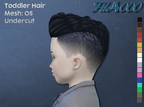 Sims 4 Undercut Hair