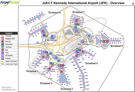 New York John F Kennedy International Jfk Airport Terminal Maps Travelwidget Com