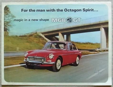 MG MGB GT Car Sales Brochure Dec 1965 66 H E 6593 31 76 PicClick