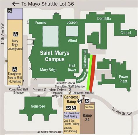 Mayo Clinic Rochester Building Map
