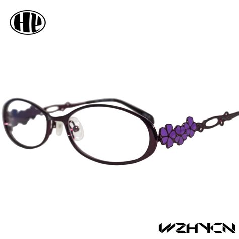 new retro women eyewear clear lens oculos de grau alloy eye glasses floral optical frames