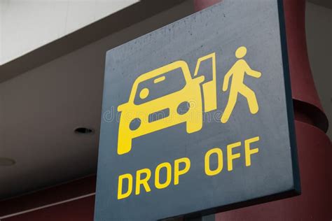 Drop Off Sign Stock Photo Image Of Stop Signal Roadsign 58664392