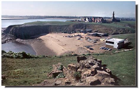 A View Of Priors Haven And South Shields From The Tynemouth Priory