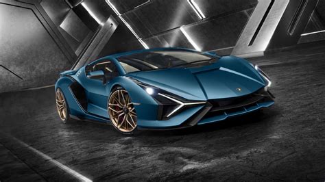 Lamborghini Sian Blue