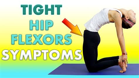 Tight Hip Flexors Symptoms Strengthening Hip Flexors Yoga Youtube