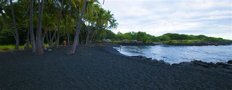 Hawaiis Punaluu Black Sand Beach Exotic Estates