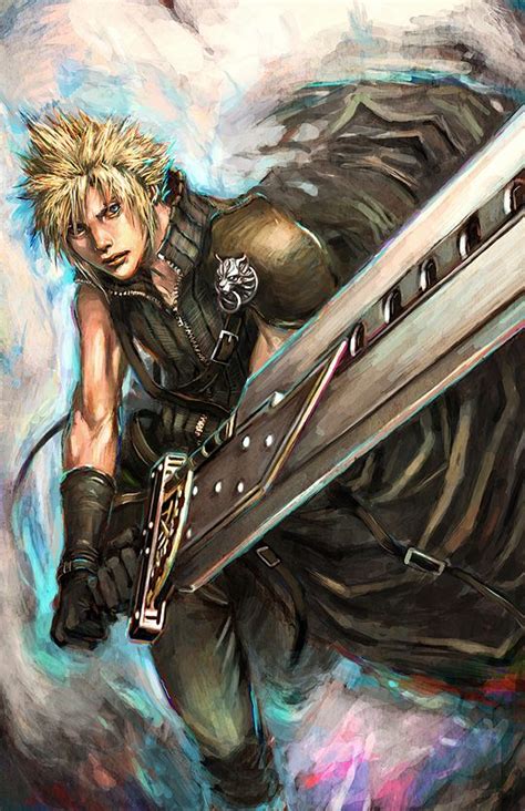 Cloud Strife By Longai On Deviantart Final Fantasy Artwork Final