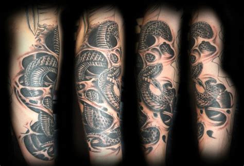 With qualified professional tattoo artists and body piercers, hospital quality sterilization and competitive pricing, we are sure your experience with us will. Black Snake Ripped Skin Tattoos For Sleeve » Tattoo Ideas