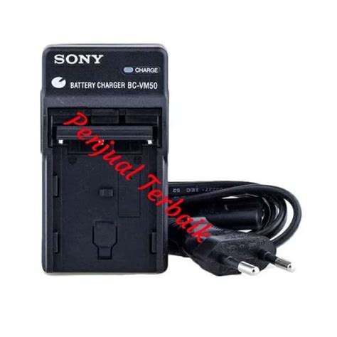 promo charger handycam sony bc vm50 buat baterai sony fm 55h diskon 9 di seller meikanza store
