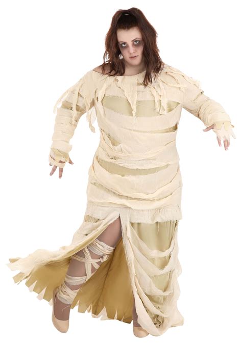 Plus Size Full Length Mummy Womens Costume