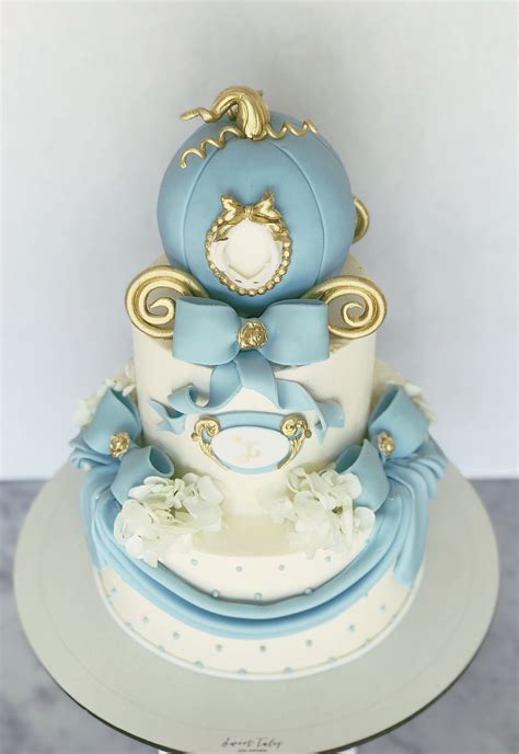 Blue Pumpkin Cinderella Cake Cinderella Cake Buttercream Cake